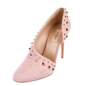 Pink Valentino Rockstud Heels